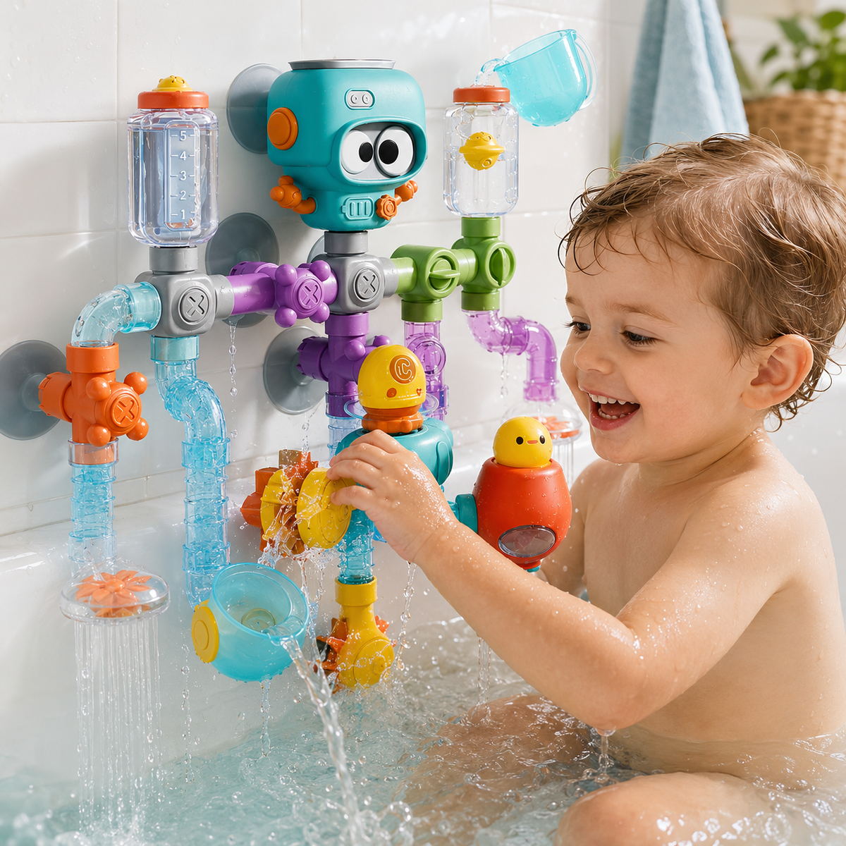 AquaBot™ – Juguete Interactivo para el Baño