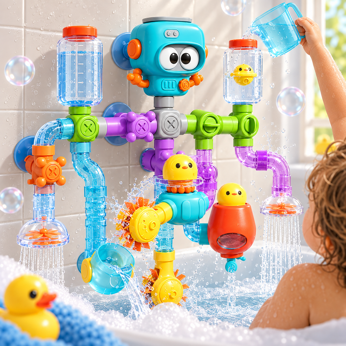 AquaBot™ – Juguete Interactivo para el Baño