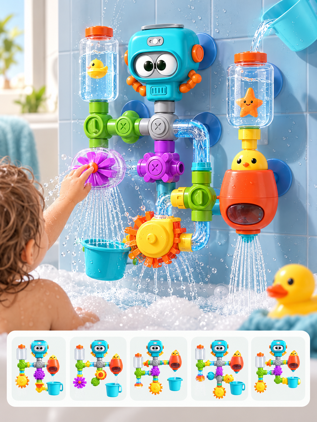 AquaBot™ – Juguete Interactivo para el Baño