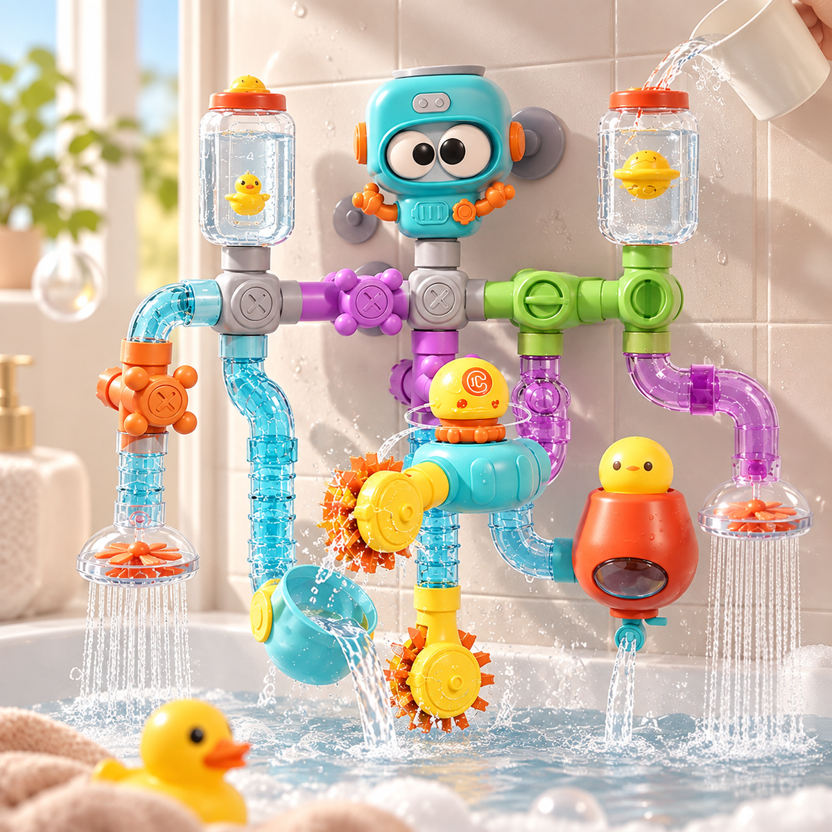 AquaBot™ – Juguete Interactivo para el Baño