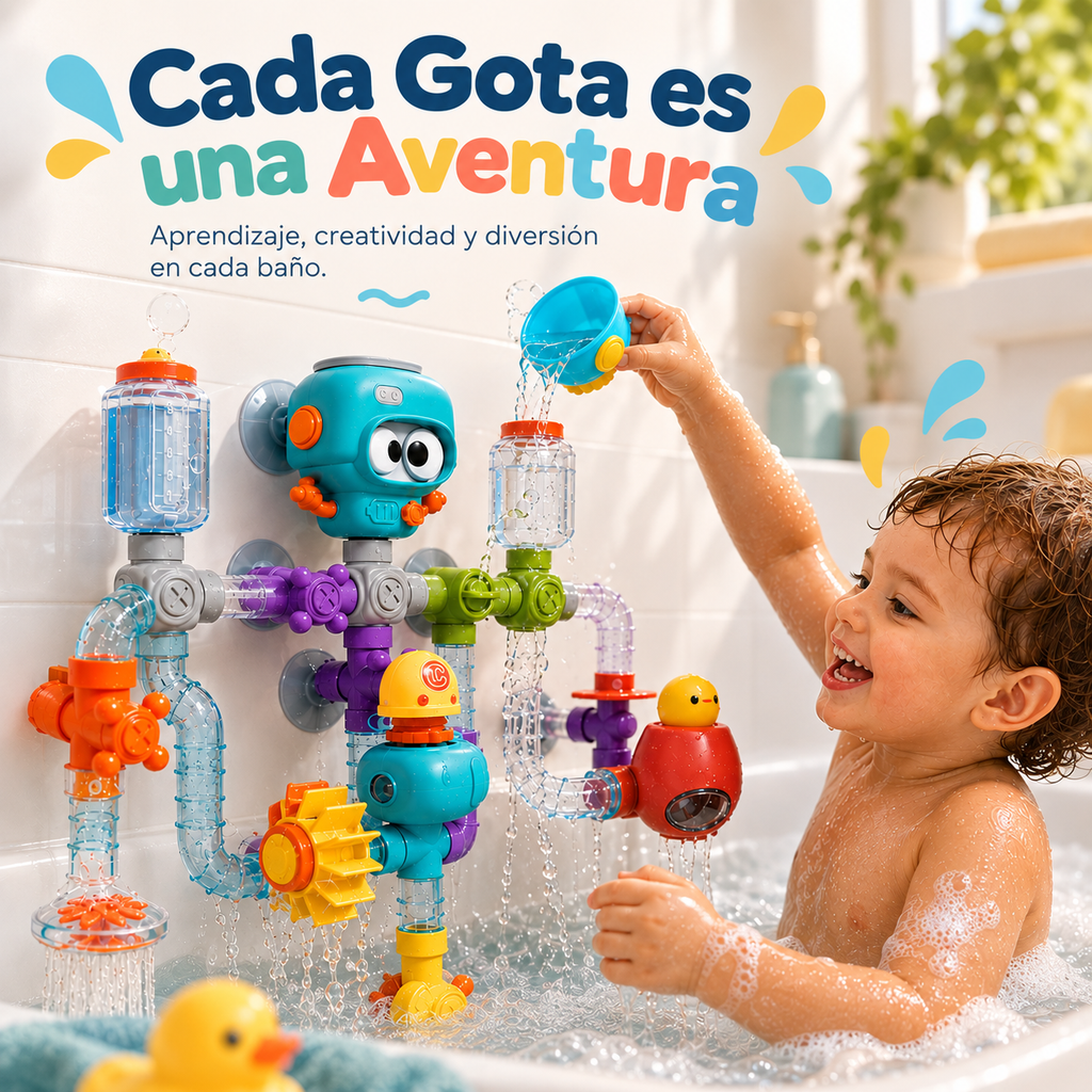 AquaBot™ – Juguete Interactivo para el Baño