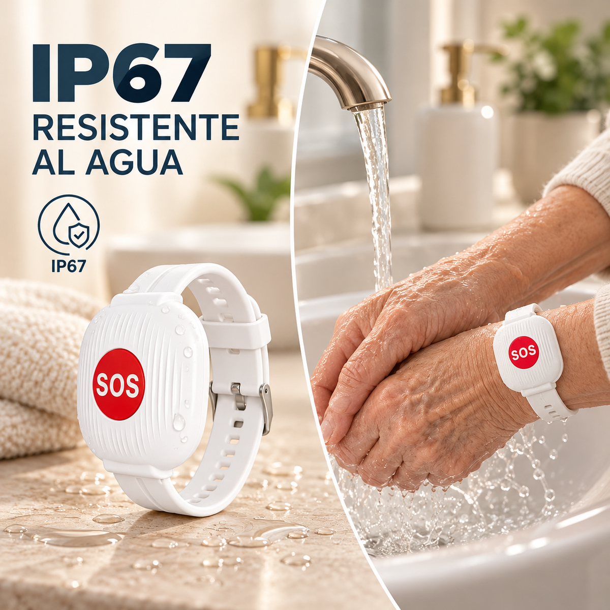 OneTouch™ – Pulsera SOS de Alerta Familiar